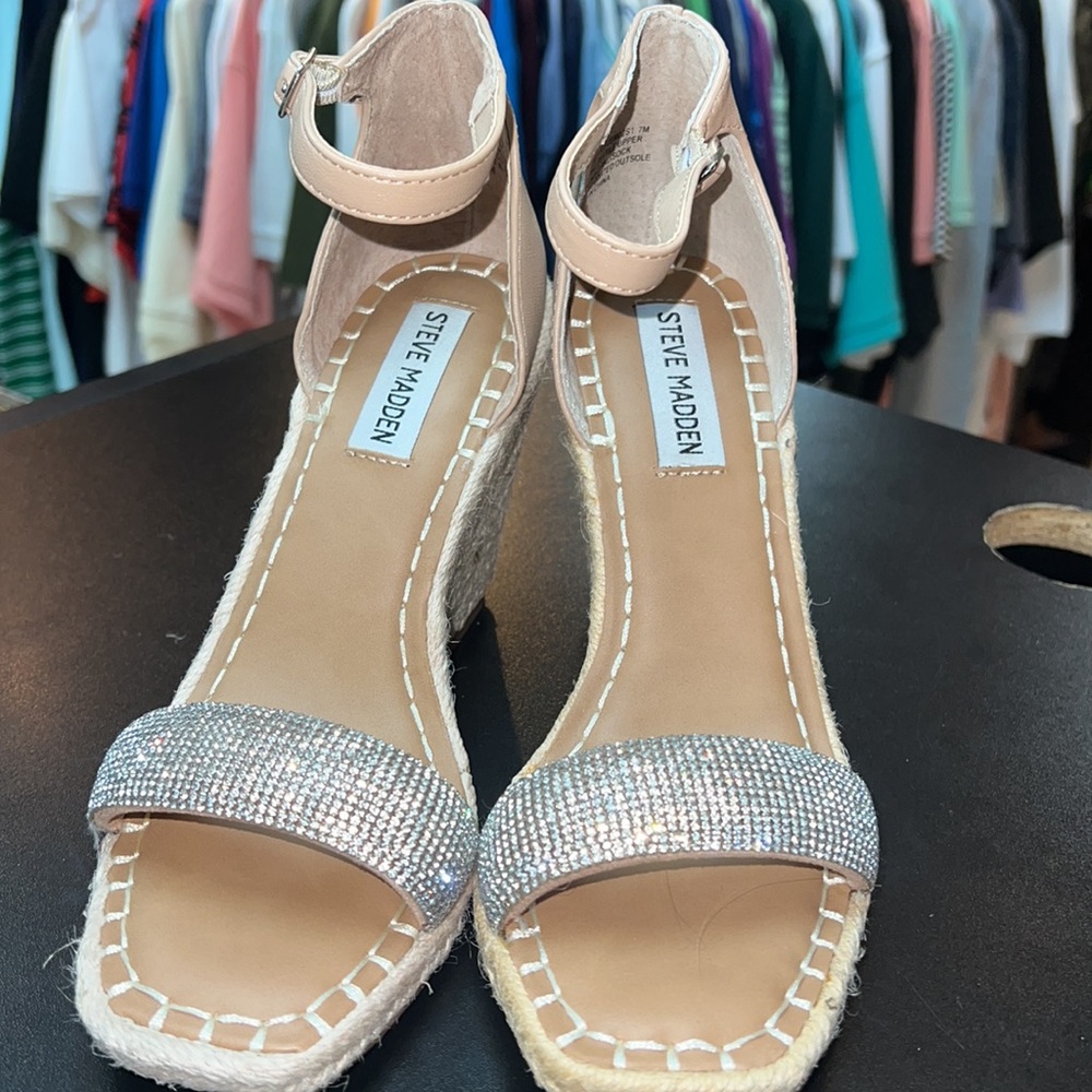 Steve Madden Submit Wedge Sandal Size 7 New No Bo… - image 2